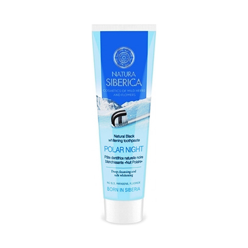 Natura Siberica Polar Night Toothpaste Λευκαντική Oδοντόκρεμα με Ενεργό Άνθρακα 100g