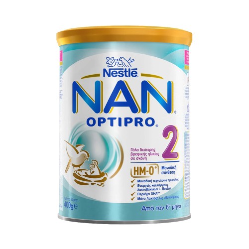 Nestle Nan Optipro 2 Γάλα 2ης Βρεφικής Ηλικίας σε Σκόνη από τον 6ο Μήνα 400g
