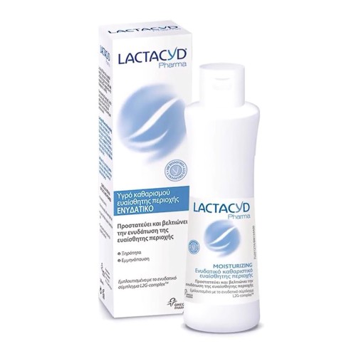 Lactacyd Pharma Moisturizing Intimate Wash Ενυδατικό Καθαριστικό Ευαίσθητης Περιοχής 250ml