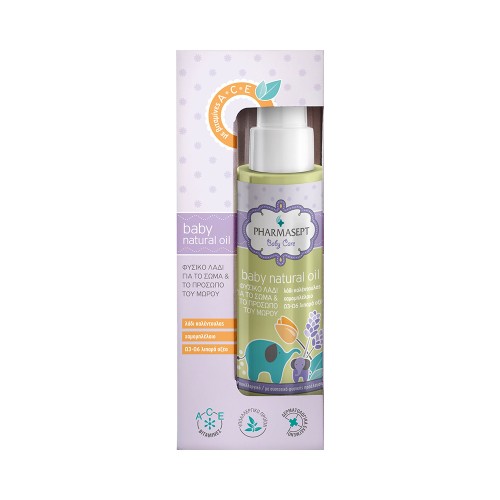 Pharmasept Tol Velvet Baby Φυσικό Λάδι για το Σώμα & το Πρόσωπο του Μωρού 100ml