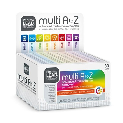 Pharmalead Multi A-Z Advanced Multivitamin Complex 30tabs Pharmalead Multi A-Z Advanced Multivitamin Complex 30tabs