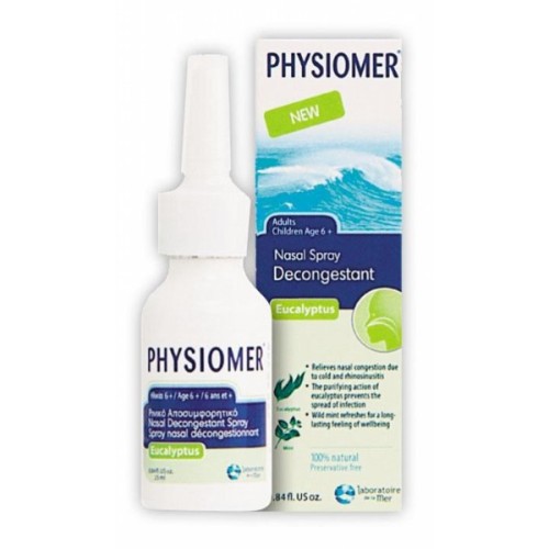 Physiomer Hypertonic Eucalyptus Pocket Size 20ml Physiomer Hypertonic Eucalyptus Pocket Size 20ml