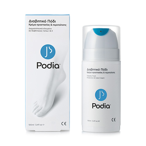 Podia Diabetic Foot Protection & Care Κρέμα Προστασίας & Περιποίησης για το Διαβητικό Πόδι 100ml Podia Diabetic Foot Protection & Care Κρέμα Προστασίας & Περιποίησης για το Διαβητικό Πόδι 100ml