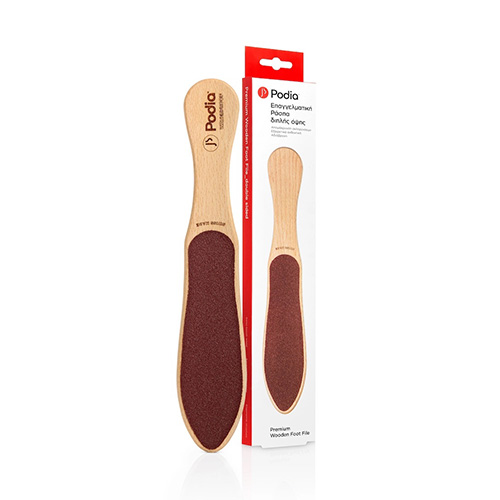 Podia Premium Wooden Foot File Επαγγελματικη Ρασπα Διπλης Οψης 1τμχ
