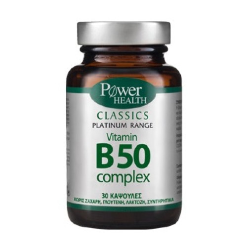 Power Health Classics Platinum Range Vitamin B50 Complex 30 κάψουλες