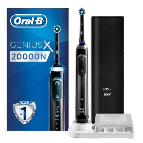 Oral-B Genius X 20000N Midnight Black Electric Toothbrush 1pc