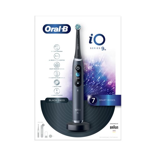 Oral-B iO Series 9Ν Black Onyx Ηλεκτρική Οδοντόβουρτσα σε Μαύρο Χρώμα 1τμχ