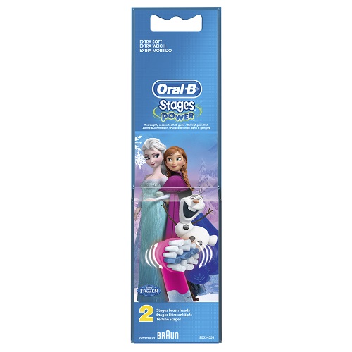 Oral-B Ανταλλακτικό για Ηλεκτρική Οδοντόβουρτσα Frozen Extra Soft για 3+ χρονών 2τμχ Oral-B Ανταλλακτικό για Ηλεκτρική Οδοντόβουρτσα Frozen Extra Soft για 3+ χρονών 2τμχ