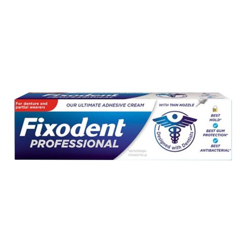 Fixodent Professional Στερεωτική Κρέμα για Tεχνητές Oδοντοστοιχίες 40g