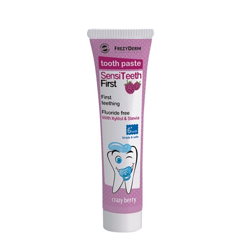 Frezyderm SensiTeeth First Tooth Paste Οδοντόκρεμα Πρώτης Οδοντοφυΐας 6m+, 40ml