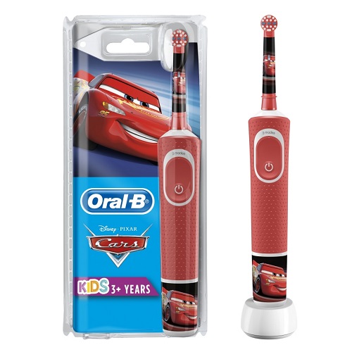 Oral-B Kids Disney's Cars Electric Toothbrush, 1pcs 
