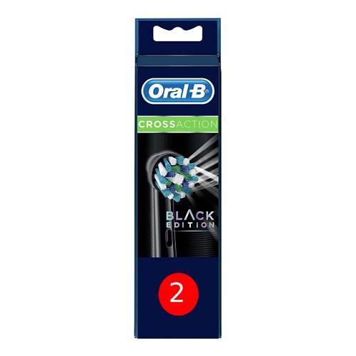 Oral-B Cross Action Black 2τμχ