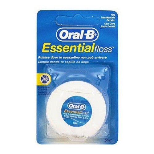 Oral-B Essential Floss Κηρωμένο Οδοντικό Νήμα (50m)