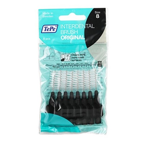 TePe Intermediate Brushes 1.5mm Black (8 Pcs)