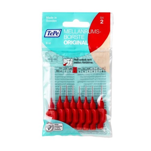 TePe Interdental Brushes Red 0.5mm (8 Pcs)