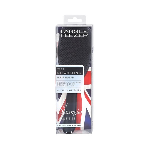 Tangle Teezer The Wet Detangler Large Size Βούρτσα Μαλλιών 1τμχ - Black