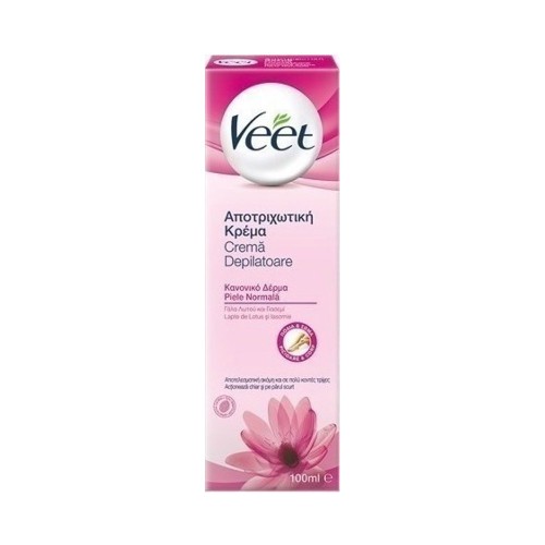 Veet Hair Removal Cream Normal Skin Αποτριχωτική Κρέμα για Κανονική Επιδερμίδα 100ml