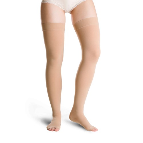 Varisan Top Medical Compression Stockings Silicone Class 2 23-32mmHg Normale 2pcs (Biege)