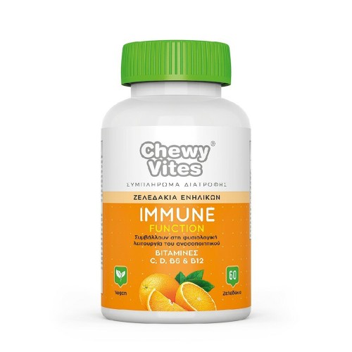Vican Chewy Vites Adults Immune Function Πολυβιταμίνες για Ενίσχυση Ανοσοποιητικού 60 ζελέδακια