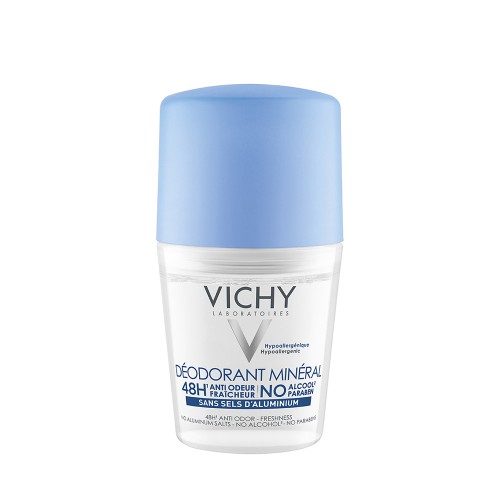Vichy Deodorant Mineral Roll On Αποσμητικό χωρίς Άλατα Αλουμινίου 50ml