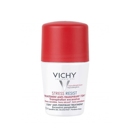 Vichy Deodorant Stress Resist 72hr Roll-On Anti-Perspirant Deodorant 50ml