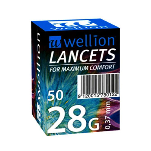 Wellion Σκαρφιστήρες 28G 50τμχ