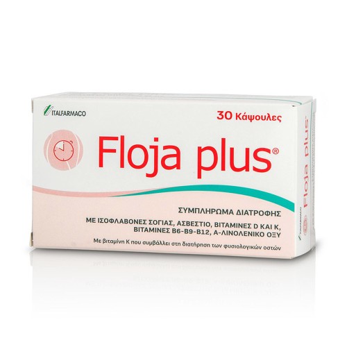 Italfarmaco Floja Plus για την Αντιμετώπιση των Συμπτωμάτων της Εμμυνόπαυσης 30caps