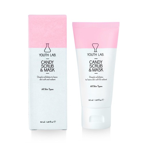 Youth Lab Candy Scrub & Mask All Skin Types Εντατική Απολέπιση & Μάσκα Προσώπου 50ml