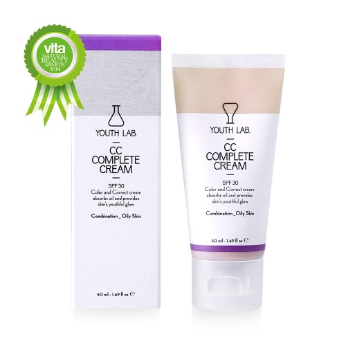 Youth Lab CC Complete Cream SPF30 Oily Skin Ενυδατική Κρέμα με Χρώμα για το Λιπαρό Δέρμα 50ml
