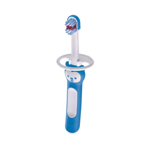 Mam Baby's Brush Βρεφική Οδοντόβουρτσα με Ασπίδα Προστασίας 6m+ 1τμχ (606) - Μπλε