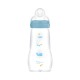 Mam Feel Good Baby Bottle Γυάλινο Μπιμπερό με Θηλή Σιλικόνης 2m+ 260ml (375SB) - Μπλε Mam Feel Good Baby Bottle Γυάλινο Μπιμπερό με Θηλή Σιλικόνης 2m+ 260ml (375SB) - Μπλε