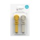 Matchstick Monkey Κλιπ Πιπίλας 2τμχ - Κίτρινο/Εκρού Matchstick Monkey Κλιπ Πιπίλας 2τμχ - Κίτρινο/Εκρού