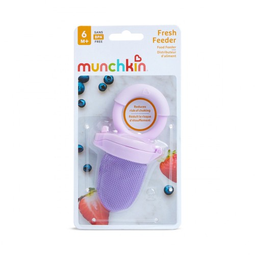 Munchkin Fresh Food Feeder Παιδικό Δίχτυ Ταΐσματος (6m+) 1τμχ - Μωβ