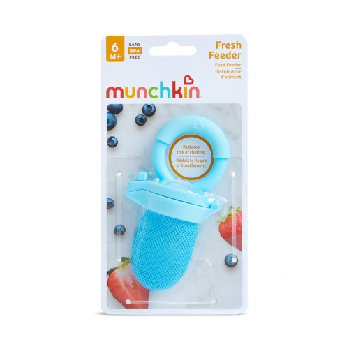 Munchkin Fresh Food Feeder Παιδικό Δίχτυ Ταΐσματος (6m+) 1τμχ - Μπλε