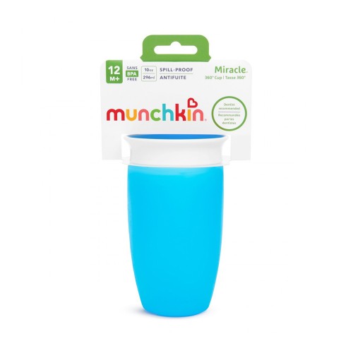 Munchkin Miracle 360° Sippy Cup Παιδικό Κύπελλο (12m+) 296ml - Μπλε