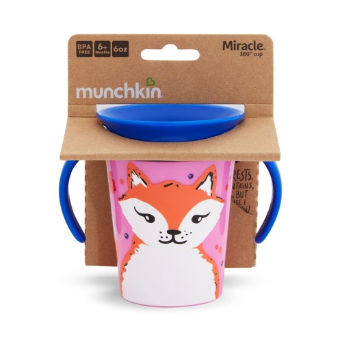 Munchkin Miracle 360° Trainer Cup Fox Εκπαιδευτικό Κύπελλο (6m+) 177ml