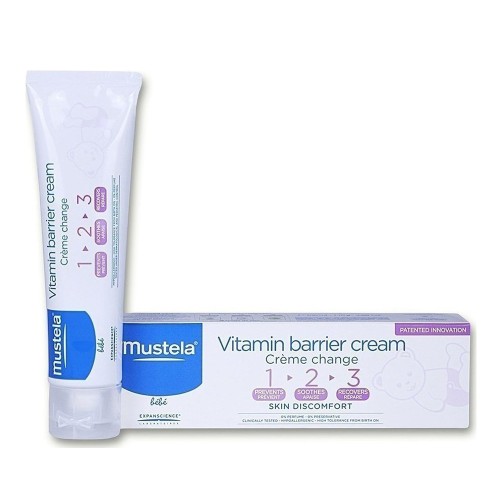 Mustela Vitamin Barrier Cream 123 Κρέμα Αλλαγής Πάνας 100ml