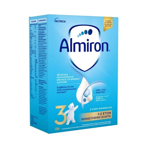 Nutricia Almiron 3 Νηπιακό Ρόφημα Γάλακτος 1-2 Ετών 600g