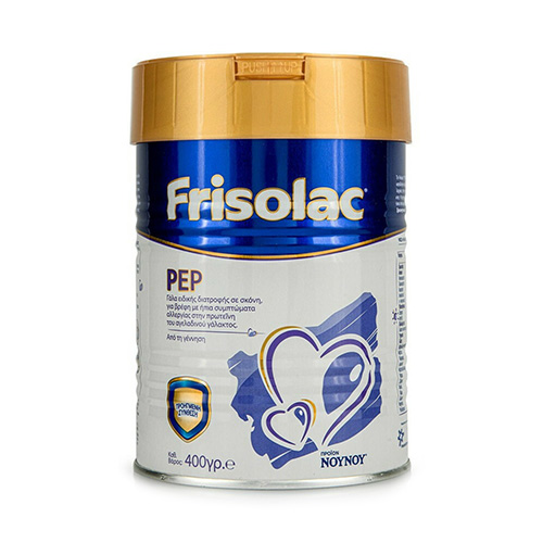 Friso Frisolac Pep Βρεφικό Γάλα για Ήπια Συμπτώματα Αλλεργίας 400g