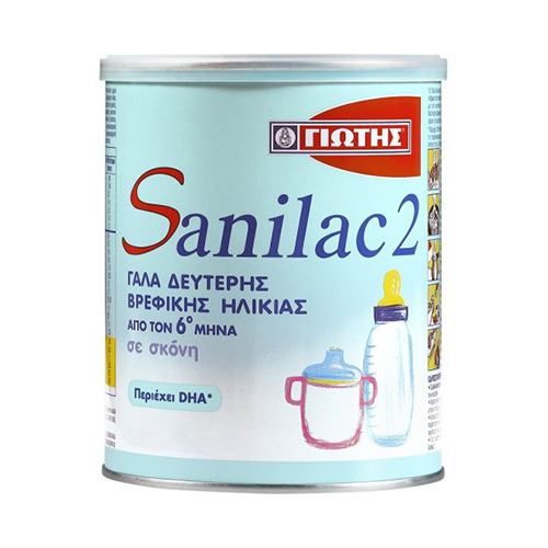 Γιώτης Sanilac 2 Γάλα για Βρέφη από τον 6ο Μήνα 800g