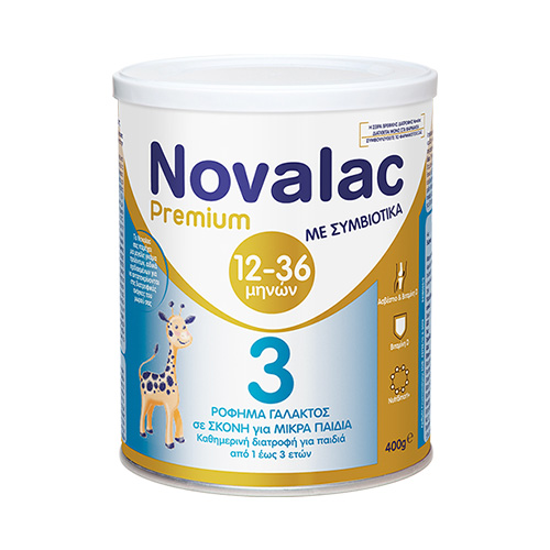 Novalac Premium 3 Γάλα σε Σκόνη με Συμβιοτικά (12m+) 400g Novalac Premium 3 Γάλα σε Σκόνη με Συμβιοτικά (12m+) 400g