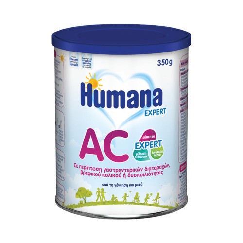 Humana AC Expert Βρεφικό Γάλα σε Σκόνη για Κολικούς και Δυσκοιλιότητα 0m+ 350g