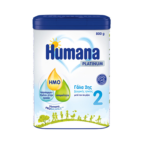 Humana Platinum 2 Ρόφημα Γάλακτος σε Σκόνη μετά τον 6ο μήνα 800g