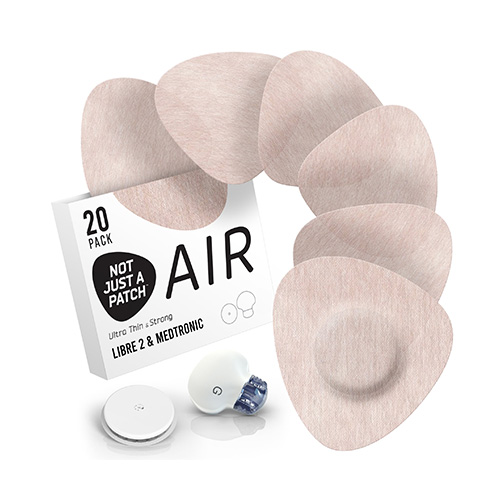 Not Just a Patch Air Αδιάβροχο Αυτοκόλλητο για Αισθητήρες Freestyle Libre 2 Plus, Medtronic Guardian & Dexcom G7 20τμχ – Μπεζ Ανοιχτό