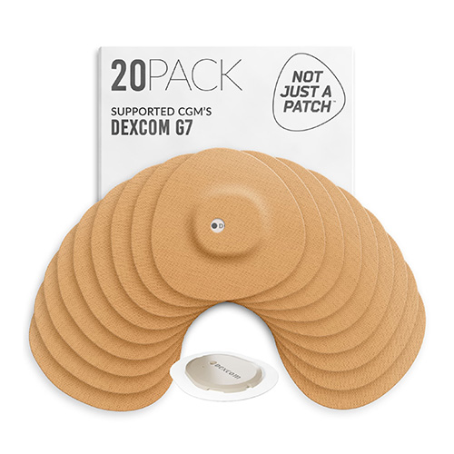 Not Just a Patch Original Αδιάβροχο Αυτοκόλλητο για Αισθητήρες Dexcom G7 – Μπεζ