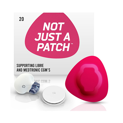 Not Just a Patch Original Αδιάβροχα Αυτοκόλλητα για Αισθητήρες Freestyle Libre 2 Plus, Medtronic Guardian 20τμχ - Ροζ