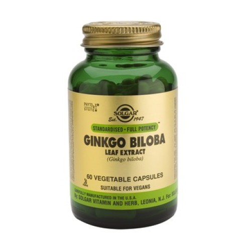 Solgar Ginkgo Biloba Leaf Extract 60 φυτικές κάψουλες