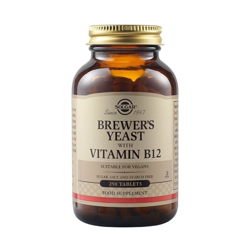 Solgar Brewer's Yeast with Vitamin B12 250tabs