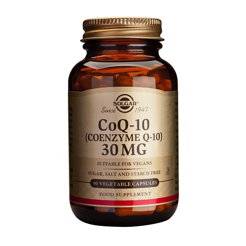 Solgar Coenzyme Q-10 30mg Παραγωγή Ενέργειας, Αντιοξειδωτικό 90veg cap
