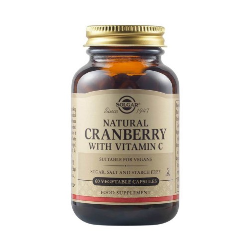 Solgar Cranberry Extract with Vitamin C 60 φυτικές κάψουλες Solgar Cranberry Extract with Vitamin C 60 φυτικές κάψουλες